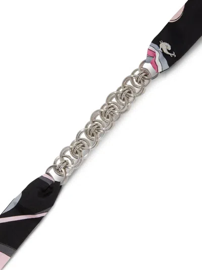 Pucci Black Necklaces In Black