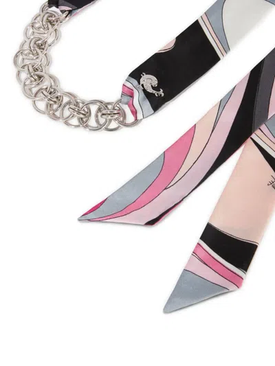 Pucci Black Necklaces In Black