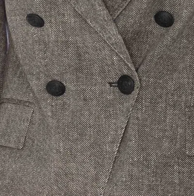 Circolo 1901 Double Breasted Buttons Closure Jacket In Gray
