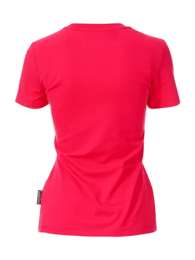 Just Cavalli Logo-embellished T-shirt In Pink