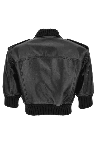 Versace Jeans Couture Jacket  Woman Color Black In Black