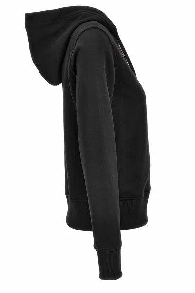 Versace Jeans Couture Cotton Zip-up Sweatshirt With Iconic Logo And Cozy Fit In Black