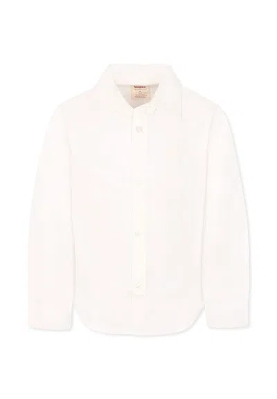 Levi's White Shirt For Boy With Logo In White