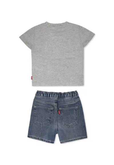 Levi's Multicolor Suit For Baby Boy With Bear In Multicolor