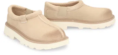 Ugg Suede Lace-up Chunky Sole Shoes In Brown