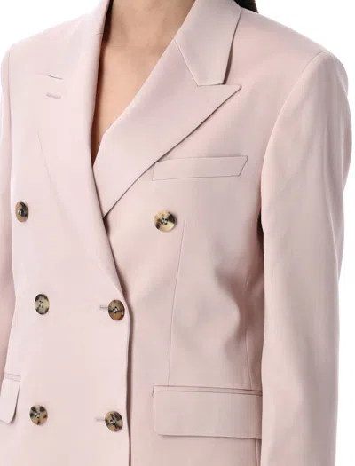 Golden Goose Light Pink Double-breasted Wool Jacket