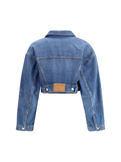 Alexander Wang Denim Jacket In Blue
