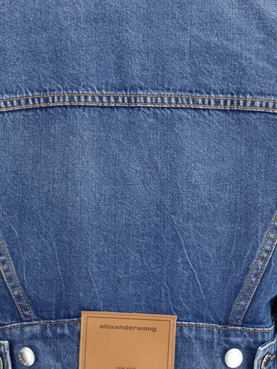 Alexander Wang Denim Jacket In Blue