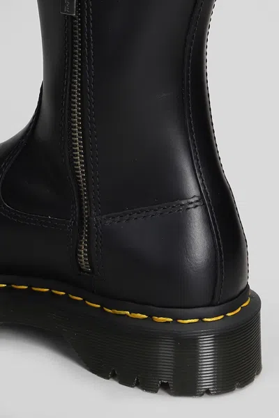 Dr. Martens Amaayah Lo Orleans Combat Boots In Black