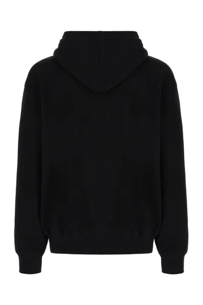 Givenchy Cotton Sweatshirt With Front Pocket And Hood In Black