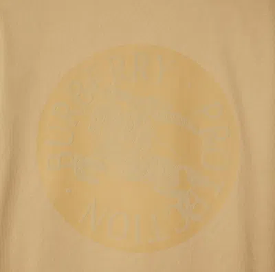 Burberry Beige Short-sleeved T-shirt With Ekd Print In Nude
