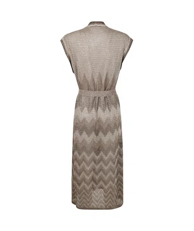 D Exterior D.exterior Degrade Lux Long Waistcoat In Linen