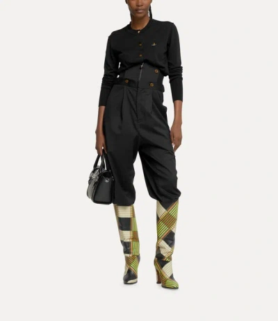 Vivienne Westwood Logo Embroidery Wool Knitted Cardigan In Multi