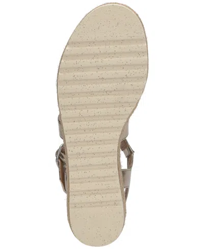 Lucky Brand Women's Trianna Strappy Espadrille Wedge Sandals In Constellation Gold