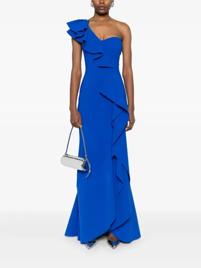 Chiara Boni La Petite Robe Kafu Long Dress In Blue