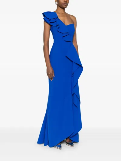 Chiara Boni La Petite Robe Kafu Long Dress In Blue