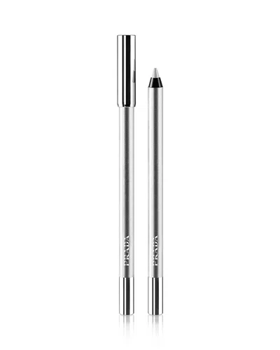Prada Lines Durable Gliding Waterproof Eye Pencil In Argento