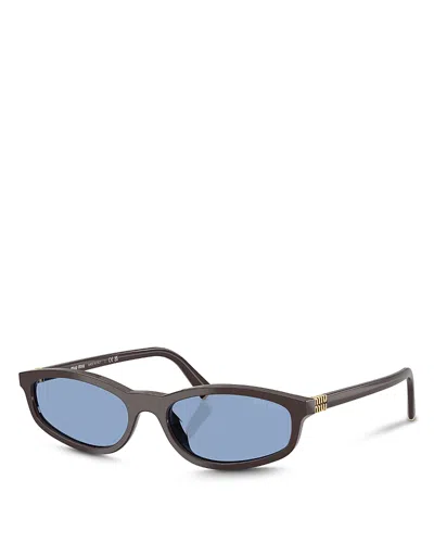 Miu Miu Regard Square-frame Acetate Sunglasses In Light Blue