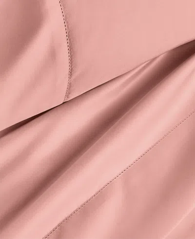 Charter Club Solid 550 Thread Count 100% Cotton 4-pc. Sheet Set, California King, Exclusively At Macy's In Coral