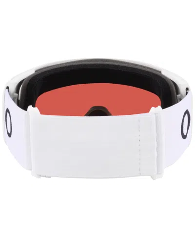 Oakley Unisex Line Miner Snow Goggles In White,prizm Snow Argon Iridium