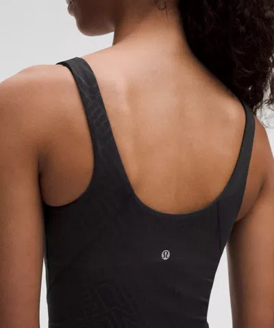Lululemon Align Cropped Stretch-knit Top In Black