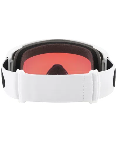 Oakley Unisex Line Miner Snow Goggles In White,prizm Snow Sapphire Iridium