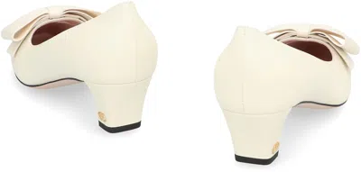 Valentino Garavani Bowow Pumps In Yellow