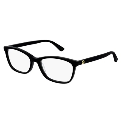 Gucci Gg0613o005 Black Black Transpare In 005 Black Black Transpare