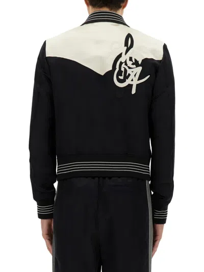 Amiri Ma Music Note Blouson In Black