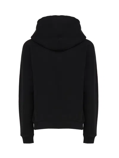 Polo Ralph Lauren Black Hoodie With Drawstring Hood And Pony Embroidery On The Front In Cotton Blend Woman In Poloblack