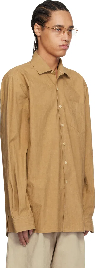 Colbo Tan Grace Shirt In Burnt Orange