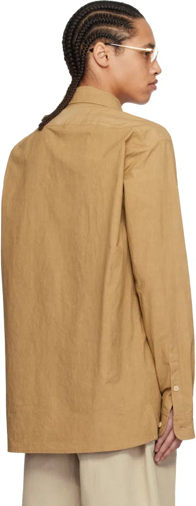 Colbo Tan Grace Shirt In Burnt Orange