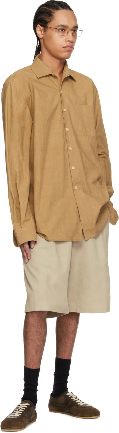 Colbo Tan Grace Shirt In Burnt Orange