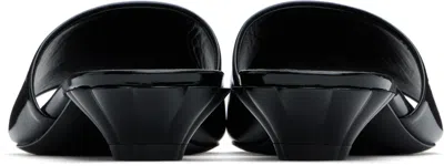 Chloé Flower Mule In 001 Black