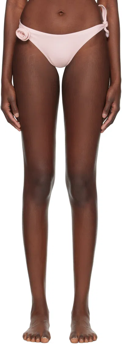 Coperni Flower Bikini Bottom In Pink