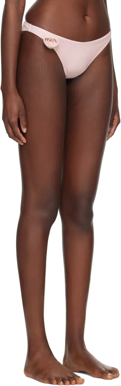 Coperni Flower Bikini Bottom In Pink