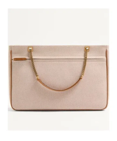 Valentino Viva Superstar Canvas Shoulder Bag In Nude