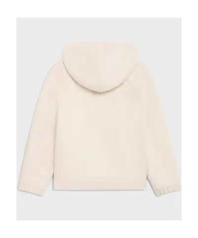 Celine Long Sleeve Hooded Sweatshirt In Ivory