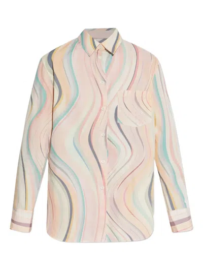 Ps By Paul Smith Dior Homme Dior Oblique Shirt In Gray