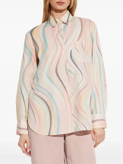 Ps By Paul Smith Dior Homme Dior Oblique Shirt In Gray