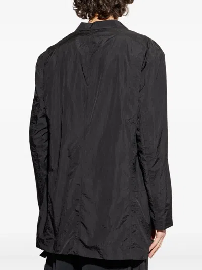 Y-3 Single-breasted Blazer In Black