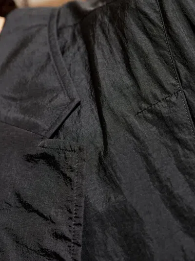 Y-3 Single-breasted Blazer In Black