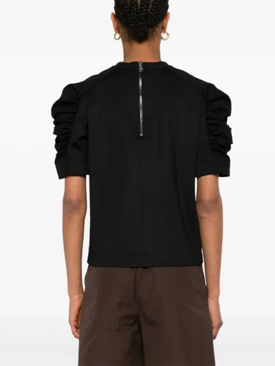 Max Mara Technical-jersey T-shirt In Black