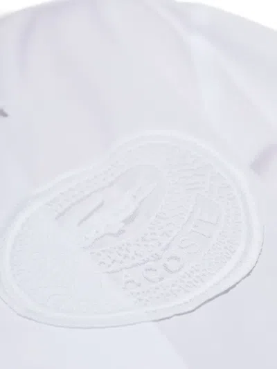 Lacoste Logo-patch Shirt In White