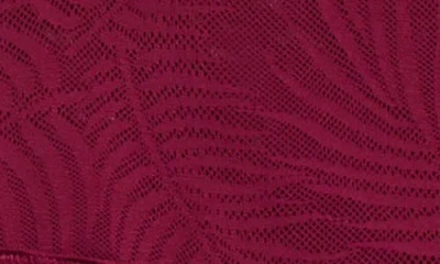 Meundies Allover Lace Hipster Briefs In Burgundy