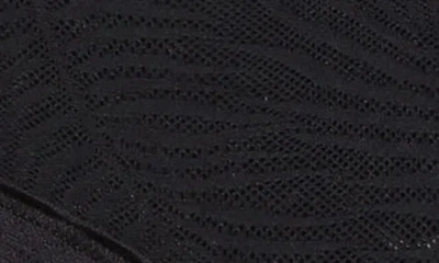 Meundies Allover Lace Tanga In Black Feather