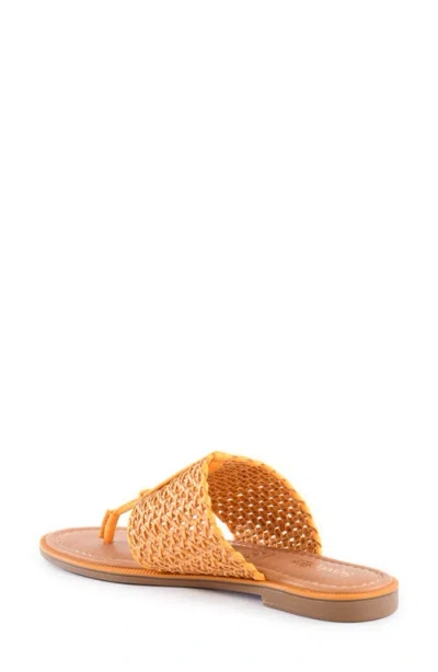 Seychelles Florence Woven Sandal In Yellow