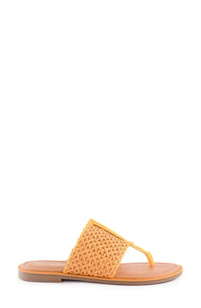 Seychelles Florence Woven Sandal In Yellow