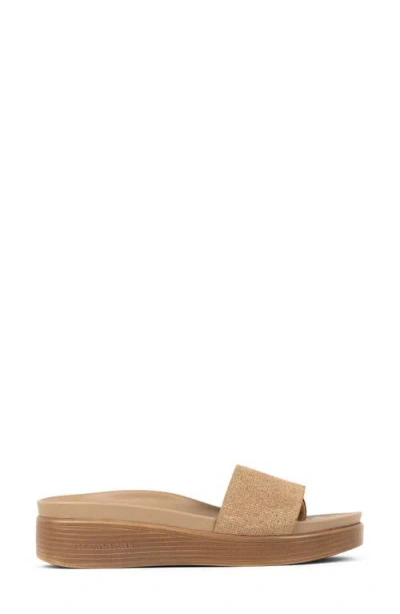 Donald Pliner Fiji Suede Slide Sandal In Tobacco
