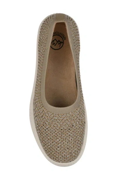 Cliffs By White Mountain Digs Slip-on Sneaker In Gold Fabric